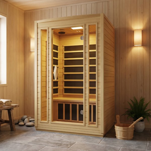 IR-badstue for 2�3 personer | Full h�yde 189 cm | Savolax
