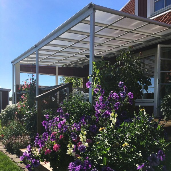 Terrasse 5,6x3,0m | Ekstra hy | Kanalplast / Aluminium