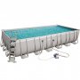 Bestway basseng over bakken 7,3x3,7m - 132cm dybde | Power Steel (56474)