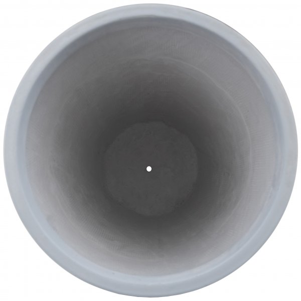 Fiberforsterket utegryte - Høy rund modell - Lys grå Fiberforsterket utegryte - Høy rund modell - Lys grå