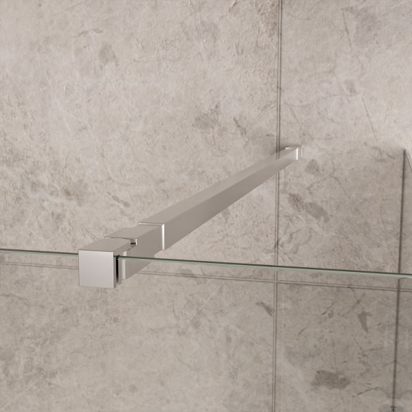 Dusjhjørne/dusjvegger 80x80x210cm | Klart glass med kromdetaljer | Avery Dusjhjørne/dusjvegger 80x80x210cm | Klart glass med kromdetaljer | Avery