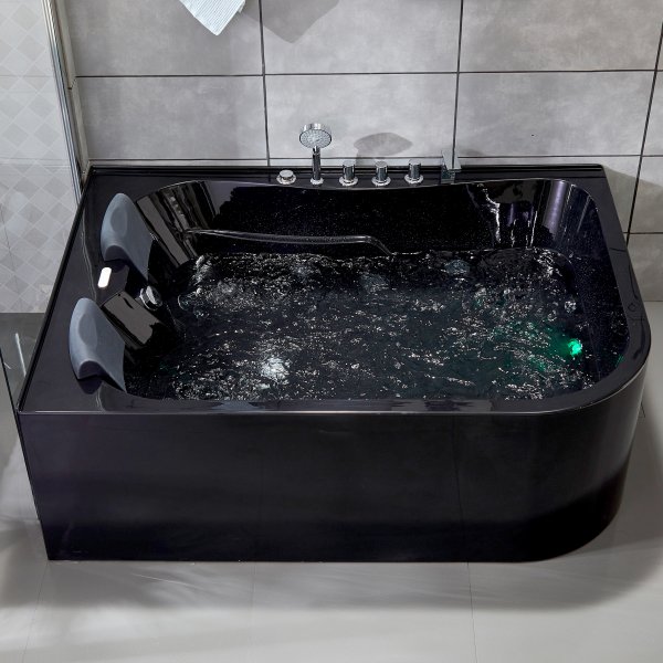 Boblebad for to 170x120cm | Varme- og lysterapi | BK-008 | Svart Boblebad for to 170x120cm | Varme- og lysterapi | BK-008 | Svart