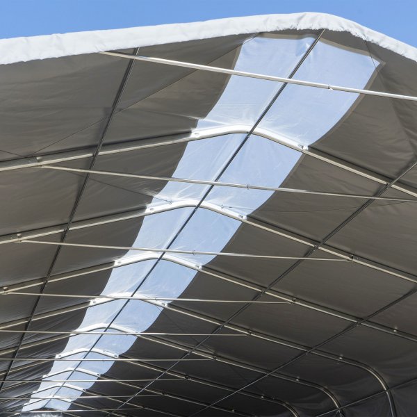 Lagertelt 7x7m - 49m - 620g/m PVC - Gr