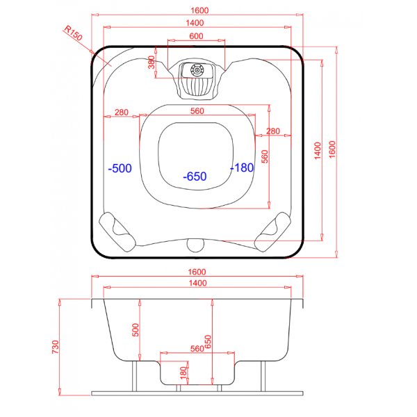 Spabad Foibe - 4 personer | Balboa VL260 | Lyfco Spabad Foibe - 4 personer | Balboa VL260 | Lyfco