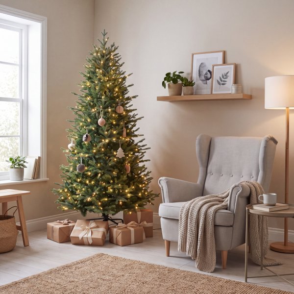 Kunstig juletre 180 cm | 450 LED-lys | 8 lysinnstillinger