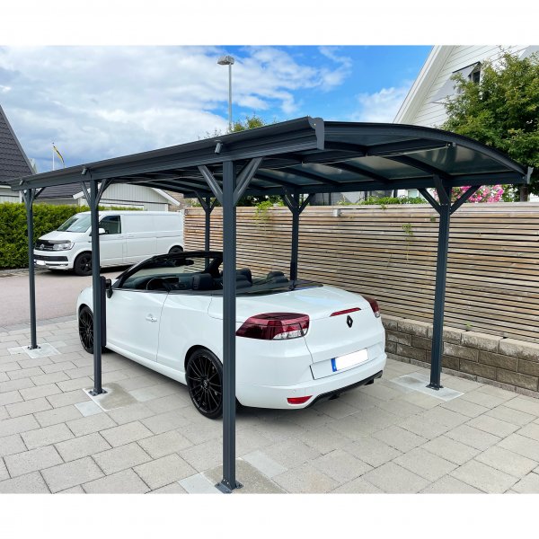 Carport 17,25m² | Ekstra høy | 8mm kanalplast Carport 17,25m² | Ekstra høy | 8mm kanalplast