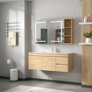 Baderomspakke | Kommode 100cm | LED speilskap | Venezia