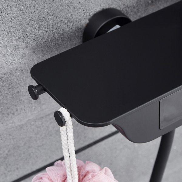 Takdusjsett med LED-display | Svart Takdusjsett med LED-display | Svart