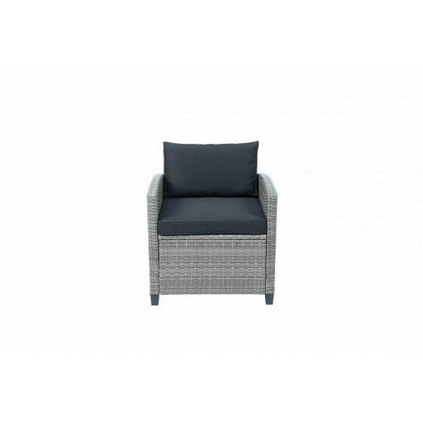 Loungesett i grått | Sofa | 2 stoler | Bord | Arholma Loungesett i grått | Sofa | 2 stoler | Bord | Arholma