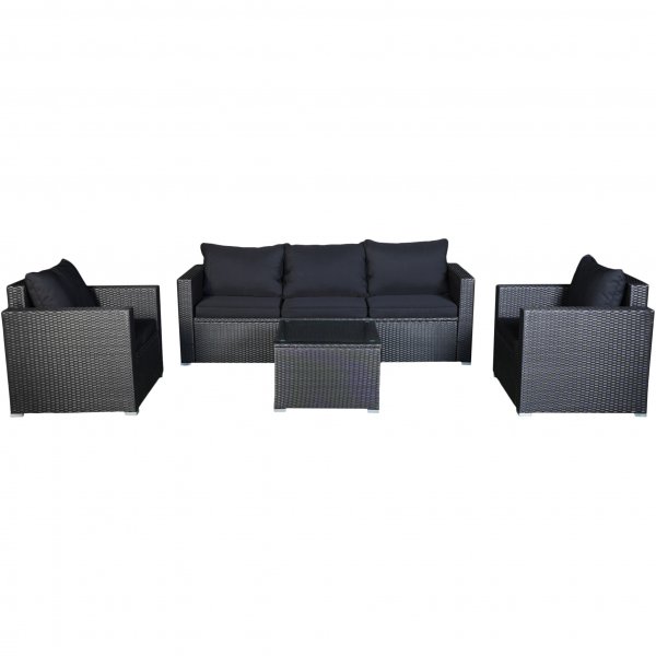 Sofagruppe utembler | Innebygd oppbevaring | Gr kunstrotting | Sanns