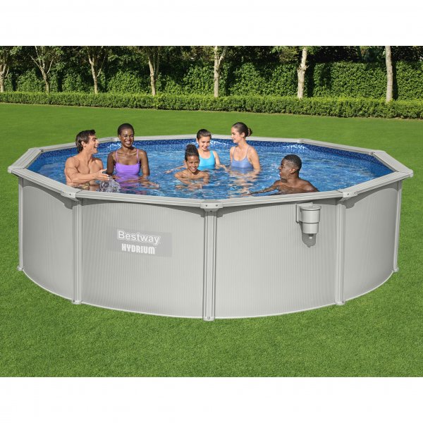 Bestway Hydrium - 4,6m diameter (56384) - Stålveggspool Bestway Hydrium - 4,6m diameter (56384) - Stålveggspool