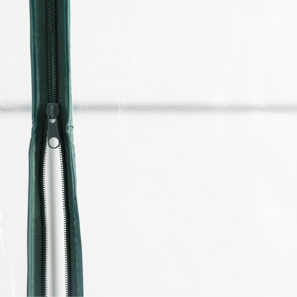 Lite drivhus i plast 1m² | Stålramme med PVC-belegg Lite drivhus i plast 1m² | Stålramme med PVC-belegg