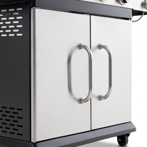 Gasgrill 14,5 kW - 4 rustfrie brennere + 1 sidebrenner - St. Louis Gasgrill 14,5 kW - 4 rustfrie brennere + 1 sidebrenner - St. Louis