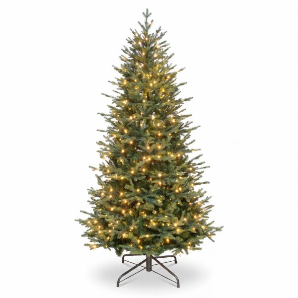 Kunstig juletre med LED-belysning | 210 cm | 650 LED-lys