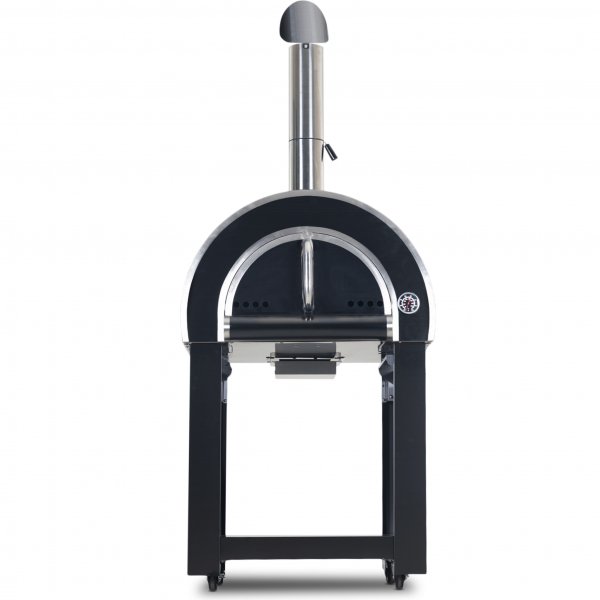 Vedfyrt pizzaovn for hjemmebruk | Milano Blackline