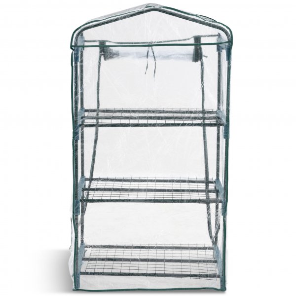 Minidrivhus 0,3m² | Stålramme med plastdeksel Minidrivhus 0,3m² | Stålramme med plastdeksel