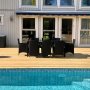 Utendrs spisegruppe med 8 stoler | Puter inkludert | Gr | Lyfco Lysekil