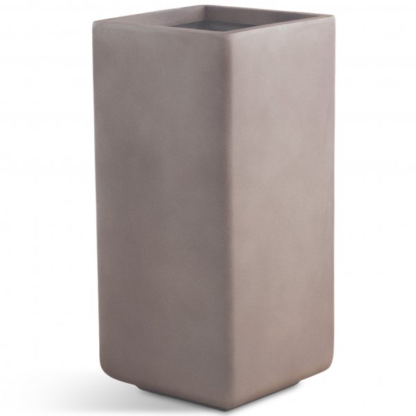 Fiberarmerte utepotter - Hy smal - Brun