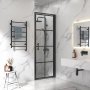 Dusjdr i industridesign | Nanobehandlet | 6 mm sikkerhetsglass