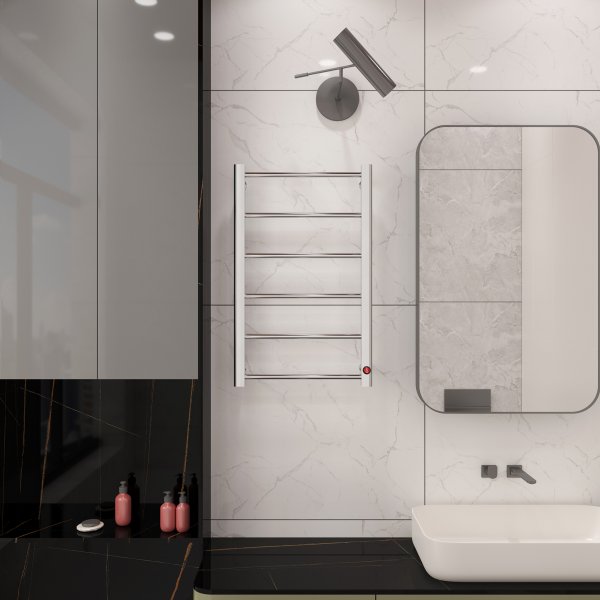 Elektrisk hndkletrker 50x80x9cm | Rustfritt stl | OH-001