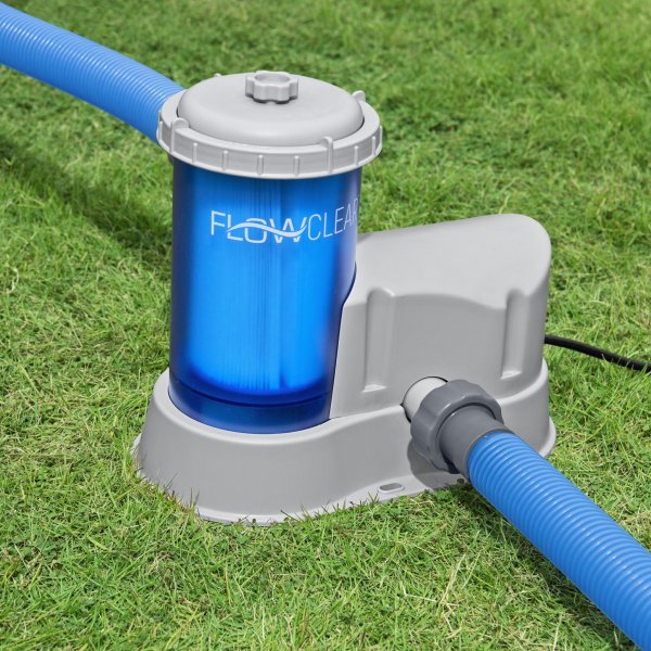 Filterpumpe for basseng over bakken | 1,1m3 - 31,7m3 | Bestway Flowclear