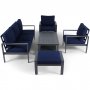 Loungegruppe i aluminium | Vedlikeholdsfrie hagem�bler | Lyfco Hamnviken | Premium loungem�bler