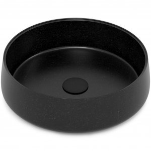 Rund servant 40cm | Svart granitt | 100% naturstein Rund servant 40cm | Svart granitt | 100% naturstein