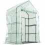Lite drivhus i plast 1m | Stlramme med PE plastdeksel