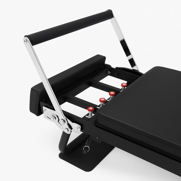 Pilates reformer med half trapeze | Kompakt pilatesmaskin for hjem, studio og rehab