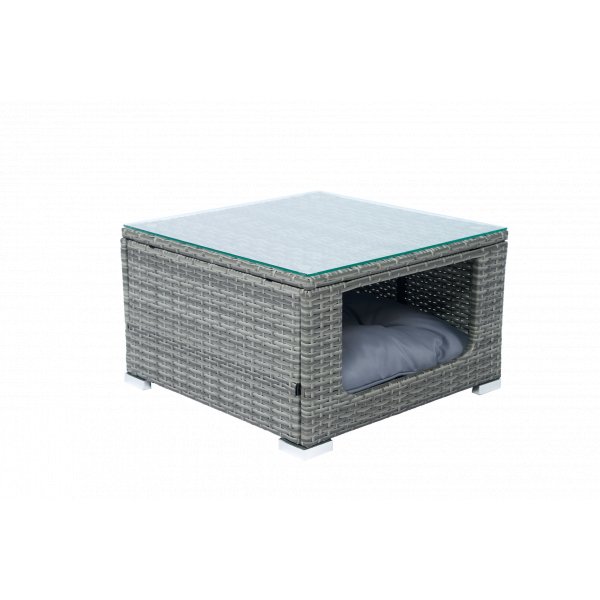 Sofagruppe med puteforvaring | Hj�rnesofa | Bord | Gr� | Lilla Djursvik