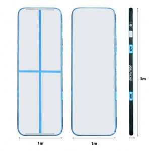 AirTrack | Air Volt Track | Enkel montering og oppbevaring | 3x1m | Blå AirTrack | Air Volt Track | Enkel montering og oppbevaring | 3x1m | Blå