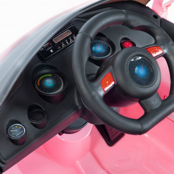 Elbil for barn 12V - Rosa - 2x25W Cab