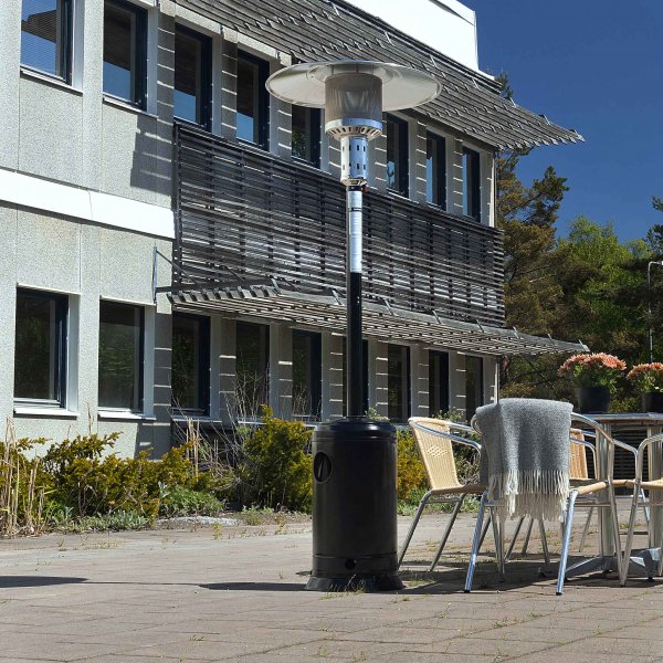 Terrassevarmer 12kW | Stende | Svart