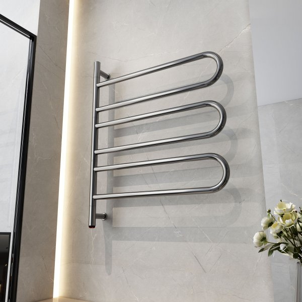 Elektrisk håndklestang | Svingbare armer | Rustfritt stål | OH-008 Elektrisk håndklestang | Svingbare armer | Rustfritt stål | OH-008