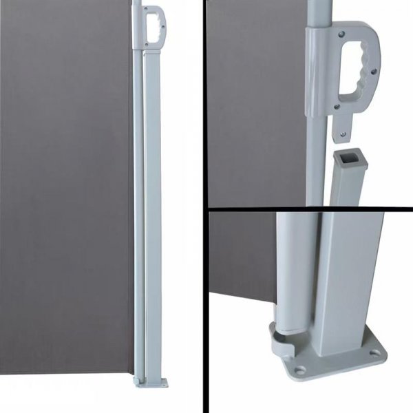 Sidomarkise 3x2 m | Sol, vind og innsynsskjerming, Metalcraft