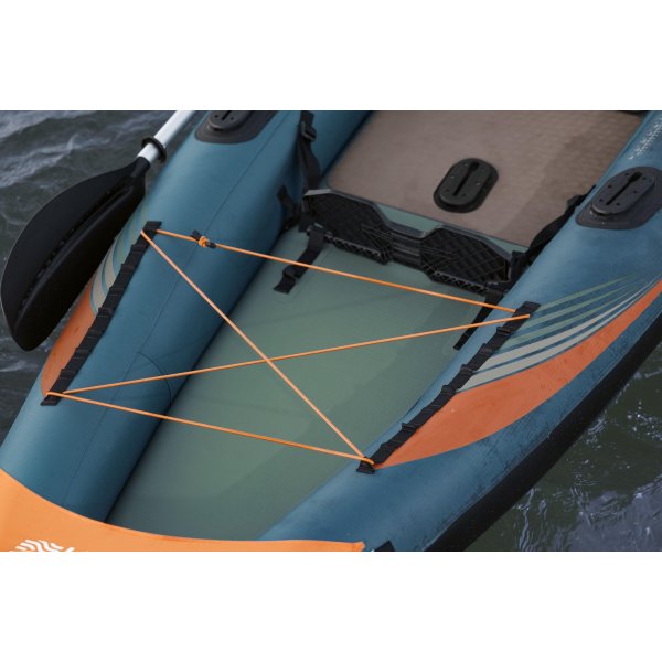 Fiskekajakk HydroForce Angler Elite 380x99 cm | Fish ruler, ripstop, komplett sett, Bestway 65197 Fiskekajakk HydroForce Angler Elite 380x99 cm | Fish ruler, ripstop, komplett sett, Bestway 65197