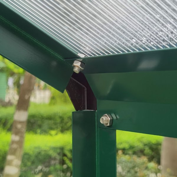 Drivhus 3,3m | 4mm sikkerhetsglass | 5 rs stormgaranti