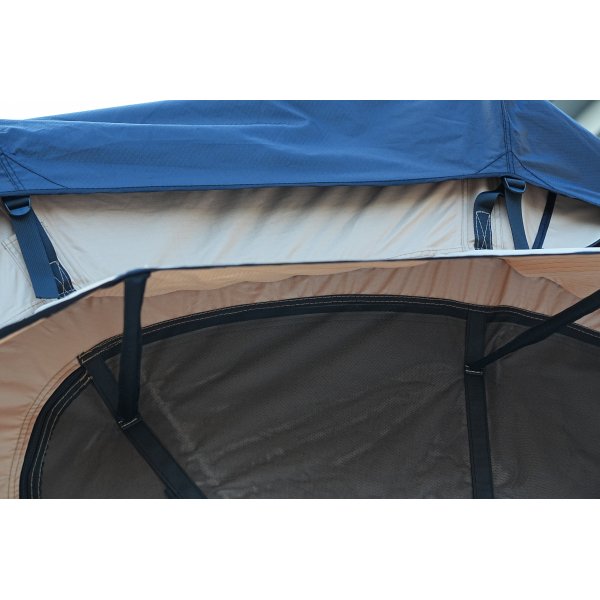 Taktelt softshell 240x160 cm | 10000 mm vanntett, madrass og stige inkludert, Trekkrunner