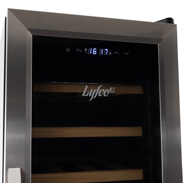 Vinkjøler 2 temperatursoner | 27 flasker | Stillegående | 35cm bred Vinkjøler 2 temperatursoner | 27 flasker | Stillegående | 35cm bred